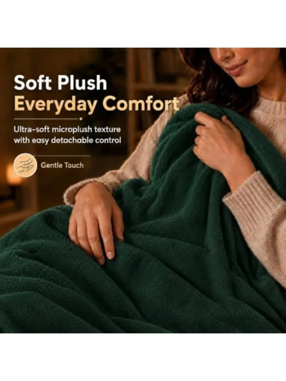 Cozy Full Size Electric Heated Blanket 72